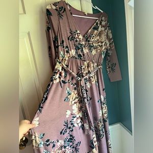 Pink Blush Maternity Dress